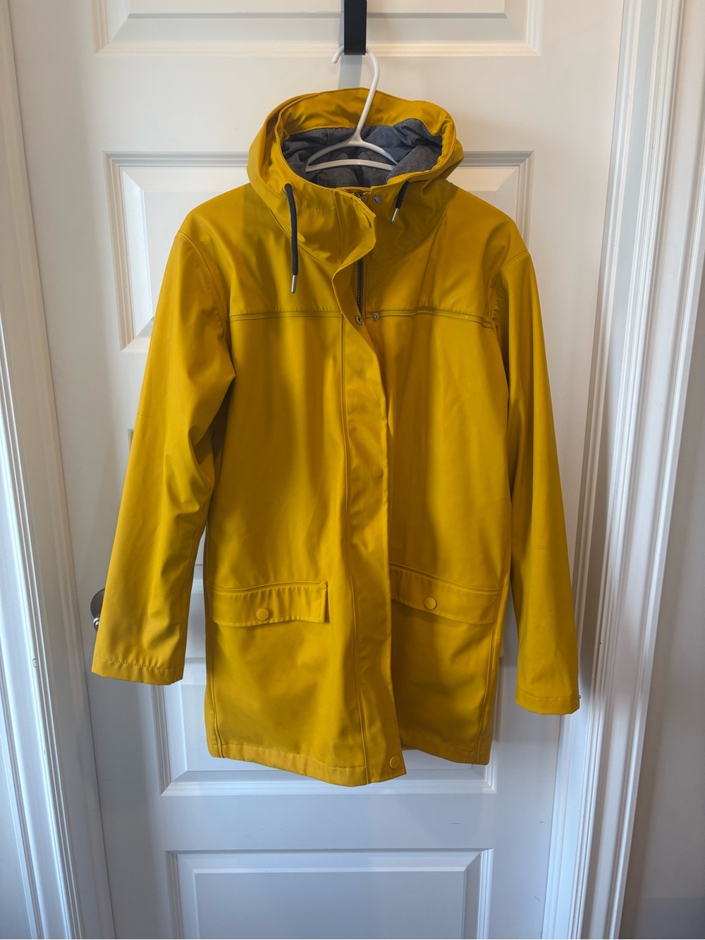 Helly Hansen Yellow Hooded Rain Coat